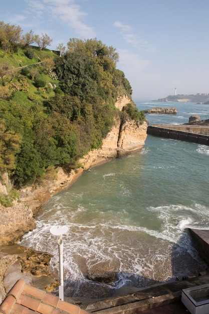 Porto e promontorio, Biarritz, Francia