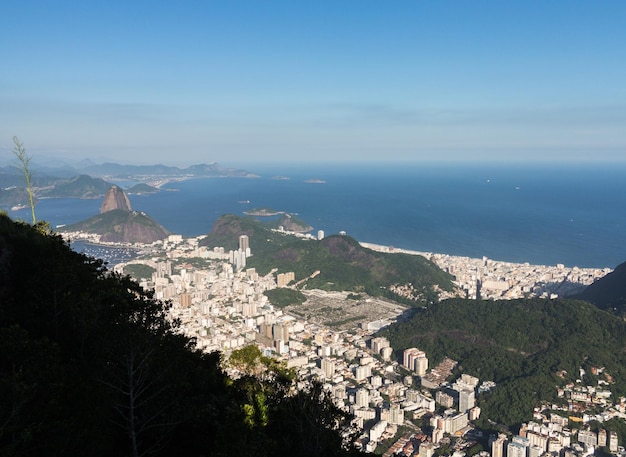 Porto e skyline di Rio de Janeiro in Brasile