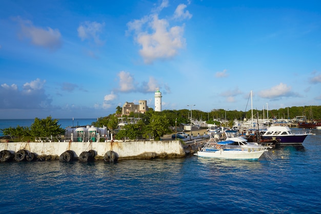 Porto turistico di Cozumel island Puerto Abrigo Messico