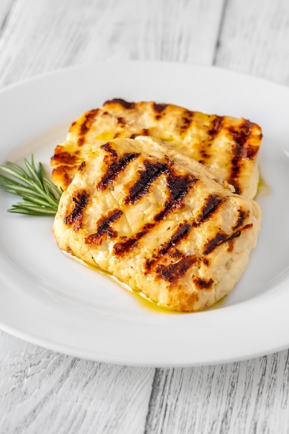 Porzione di formaggio Halloumi