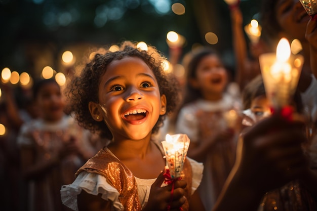 Posadas Festa religiosa delle locande celebrata in Messico Festeggiamenti abiti autentici Natale messicano Feste della grande città di Las Posadas