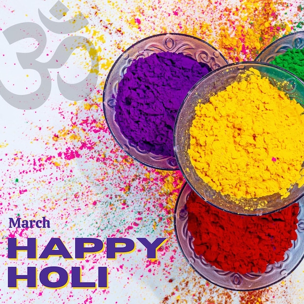 Post Instagram di saluto felice Holi
