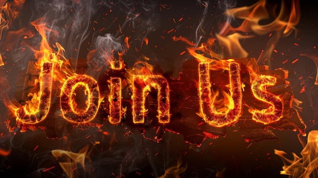 Poster artistico concettuale di Community and Fire Team