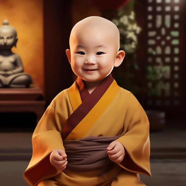 Poster del bambino Buddha