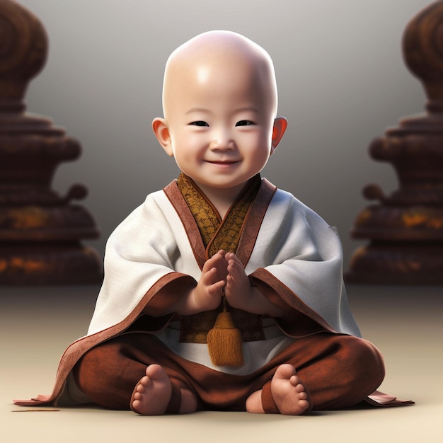 Poster del bambino Buddha