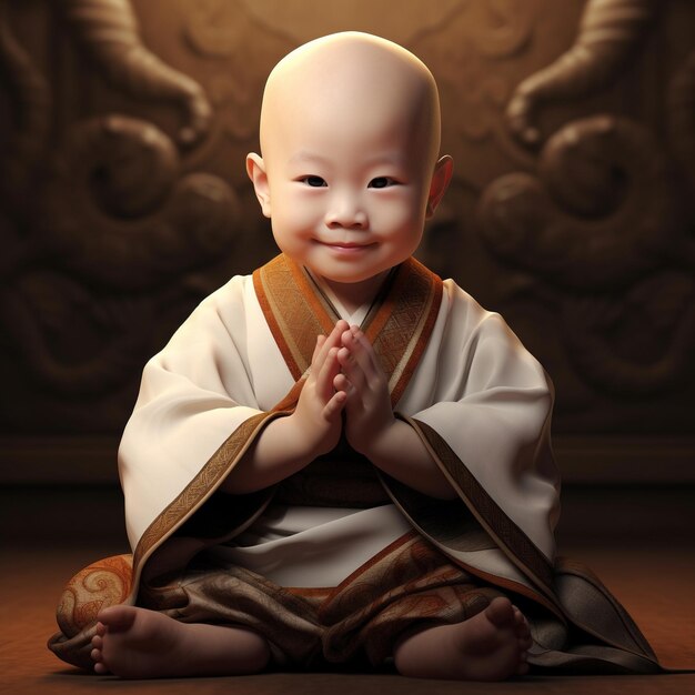 Poster del bambino Buddha