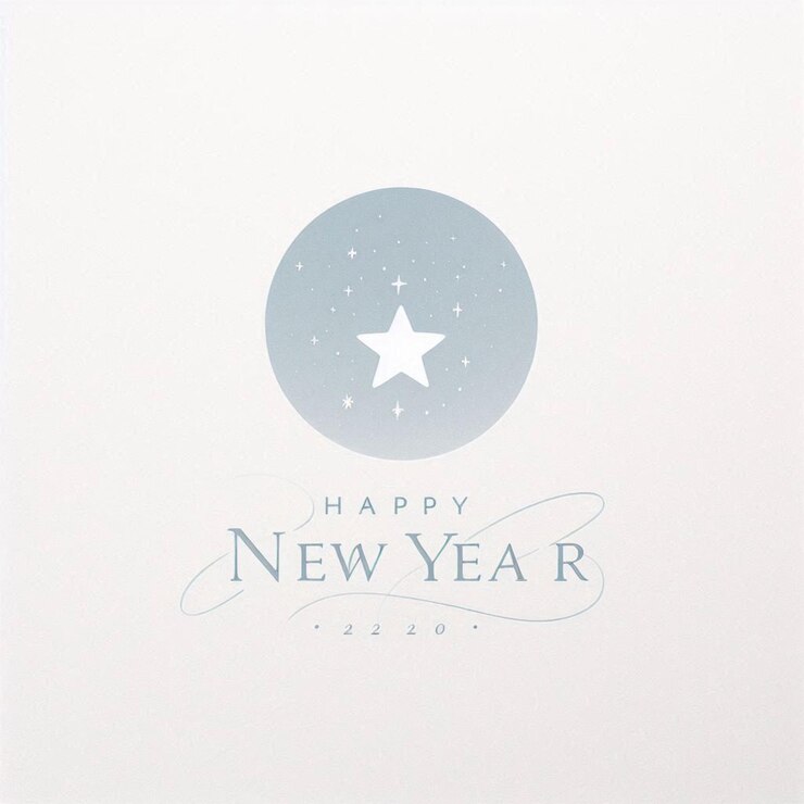 Foto poster di buon anno nuovo banner di nuovo anno