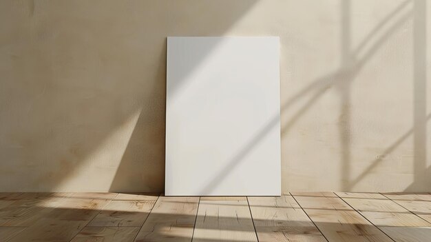 Poster di modellazione minimalista elegante