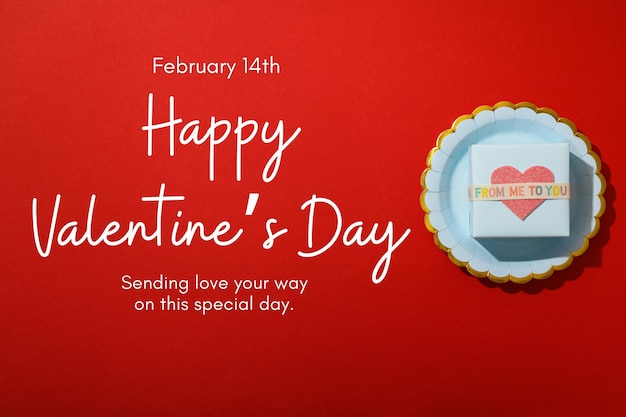 Poster di San Valentino per la festa degli innamorati