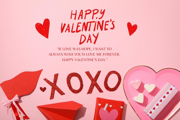 Poster di San Valentino per la festa degli innamorati