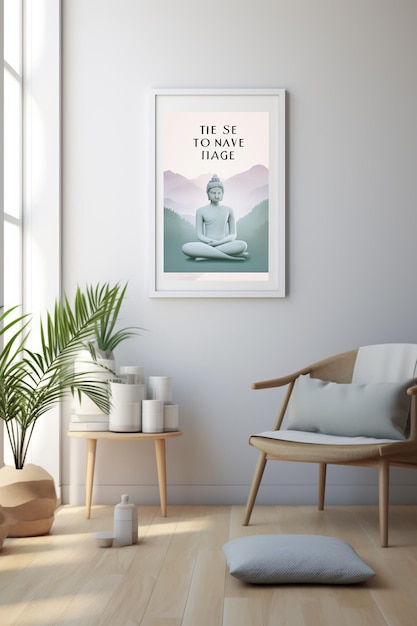 Poster motivazionale di Empower Her Space per una casa femminile