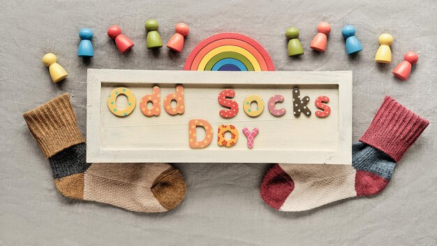 Poster per l'iniziativa Odd Socks Day contro il bullismo di Antibullying Alliance