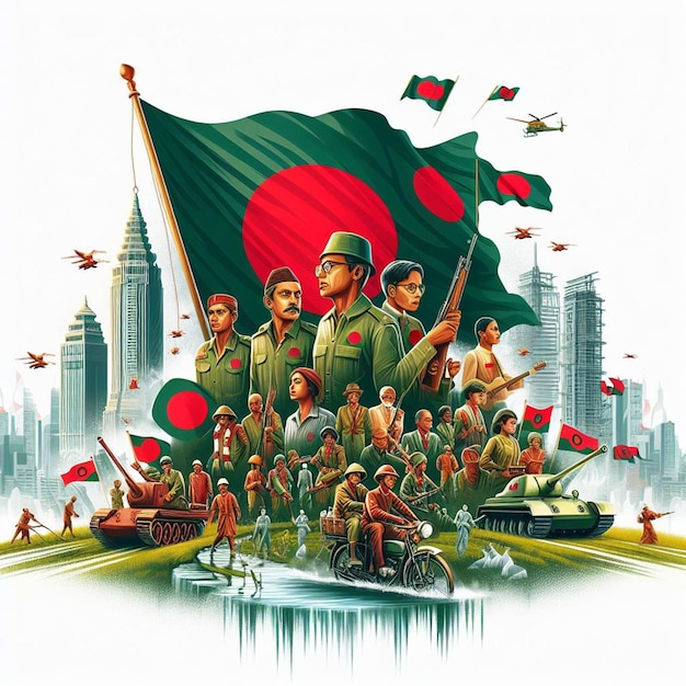 Poster per la Giornata dell'Indipendenza del BangladeshBannerFlyer e immagini gratuite