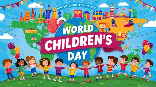 poster per la Giornata Mondiale dell'Infanzia