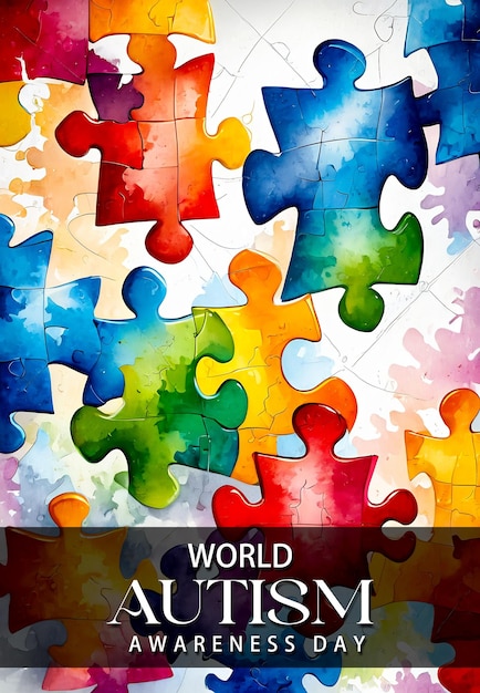 Poster per la Giornata Mondiale di Consapevolezza sull'Autismo