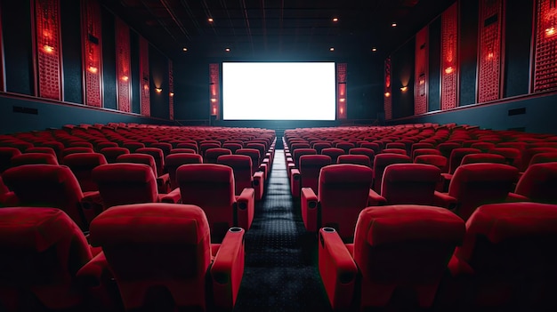 posti vuoti al cinema generati dall'AI