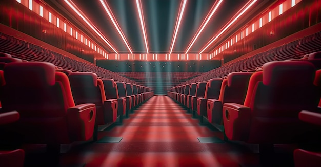 posti vuoti al cinema generati dall'AI