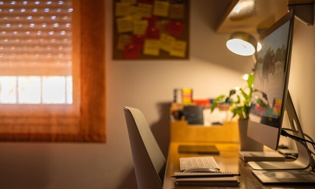 Posto Di Lavoro A Casa Di Un Progettista