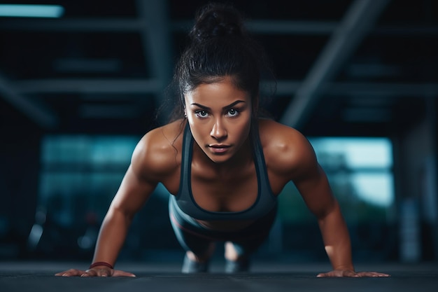 Potenziamento delle donne Costruzione della forza, dell'equilibrio e del benessere attraverso esercizi di plancia e esercizio del peso corporeo