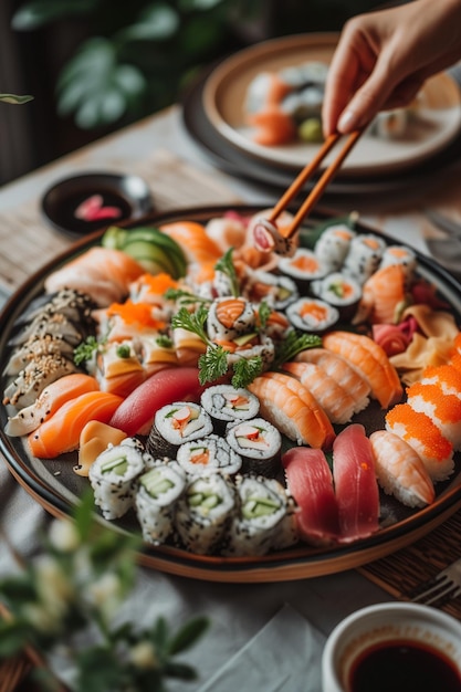 Potenziare la celebrazione della Giornata della Donna con il sushi come rappresentazione concettuale