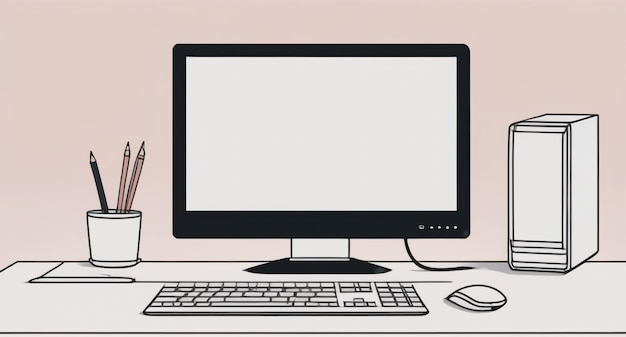 powerful computing illustration of a highperformance pc keywords computer high
