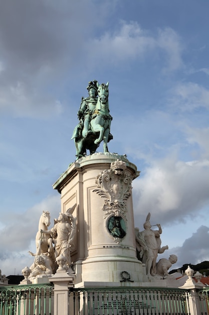 Praca do Comercio , Lisbona, Portogallo