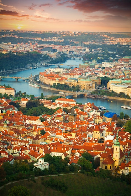 Praga dall'alto