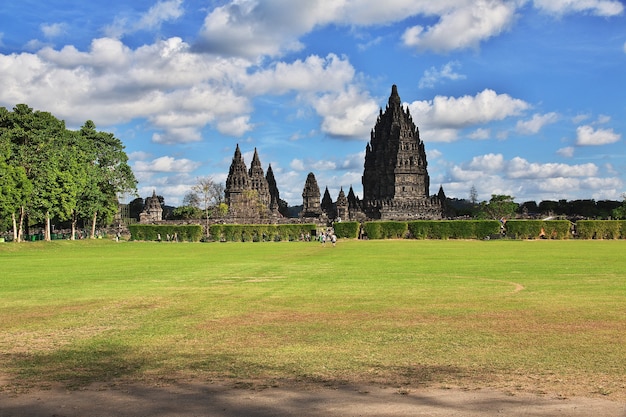 Prambanan è un tempio indù a Yogyakarta, Java, Indonesia