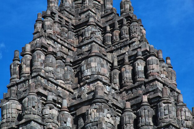 Prambanan è un tempio indù a Yogyakarta, Java, Indonesia