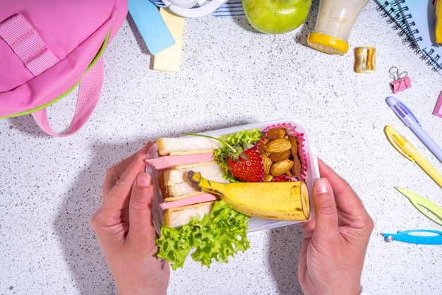 Pranzo sano a scuola