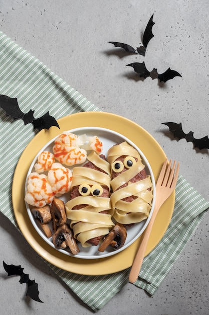 Pranzo sano di Halloween per bambini