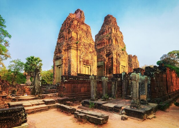 Pre Rup piramide nel complesso del tempio di Angkor, Siem Reap, Cambogia.