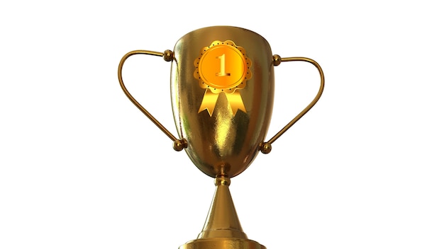 Premio trofeo d'oro 3D