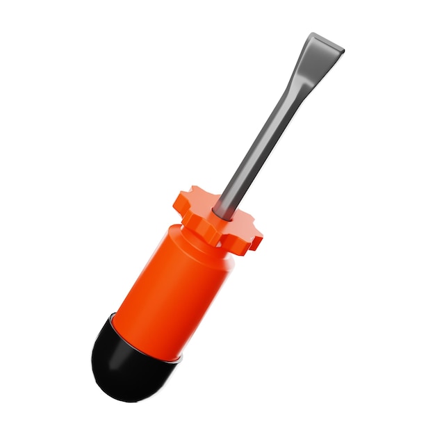 Premium Tool cacciavite Icon 3D Rendering