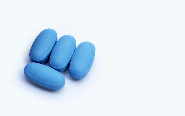 PrEP PreExposure Profilassi pillole blu utilizzate per prevenire l'HIV