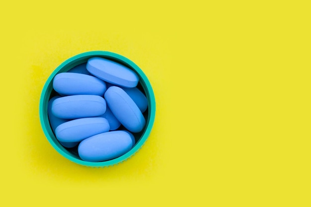 PrEP PreExposure Profilassi pillole blu utilizzate per prevenire l'HIV