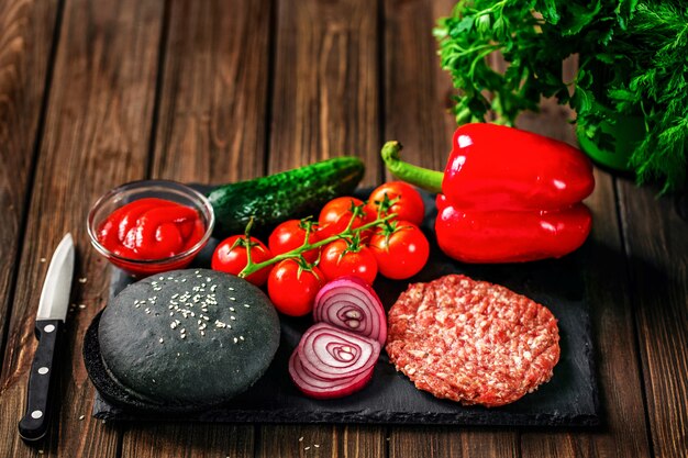 Preparazione dell'hamburger