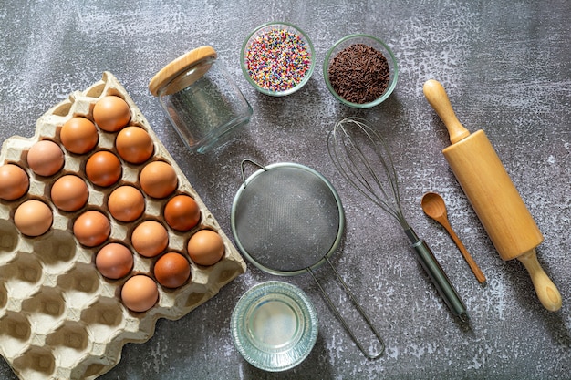 Preparazione dell'impasto Misurazione della quantità degli ingredienti nella ricetta