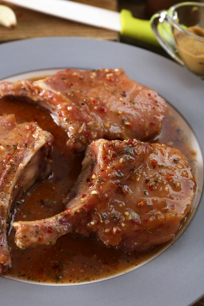 Preparazione delle costolette di agnello