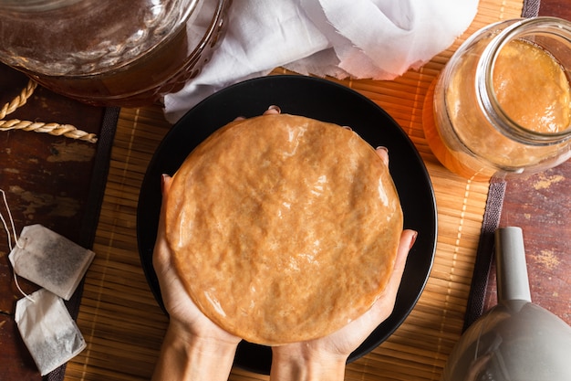 Preparazione di un Kombucha