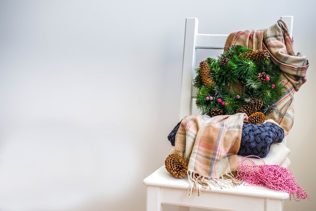 Preparazioni natalizie, concetto di Capodanno