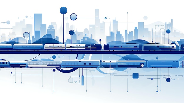 Presentazione del nuovo post sui social media della società di trasporti che mette in risalto le linee dinamiche