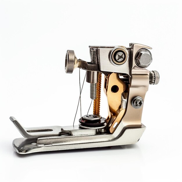 Presser Foot su uno sfondo bianco