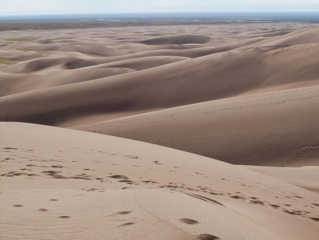 Prima del tramonto al Great Sand Dunes National Park, Colorado.