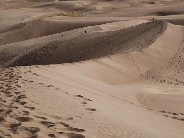 Prima del tramonto al Great Sand Dunes National Park, Colorado.