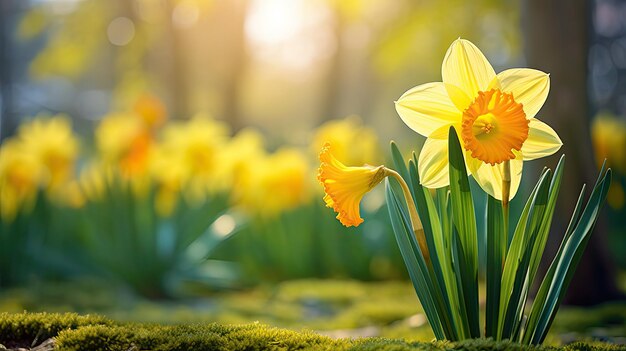 Primavera gialla del giardino