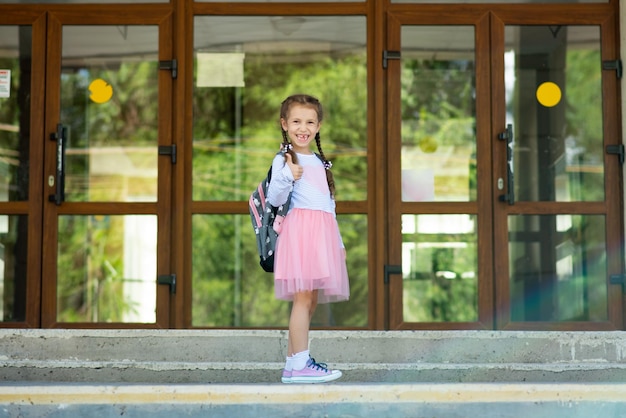 Primo giorno di scuola Una scolaretta della prima elementare Alunna della scuola primaria Ritorno a scuola