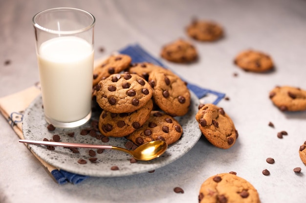 Primo piano dei biscotti sul tavolo