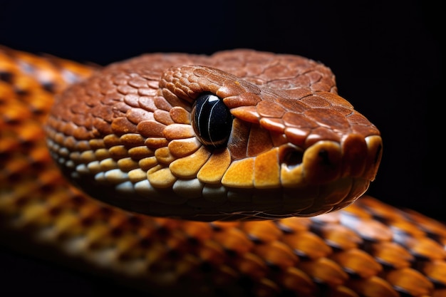 Primo piano del serpente cobra