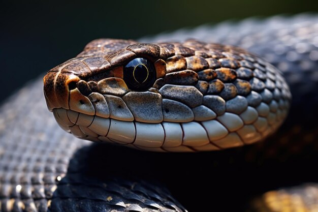 Primo piano del serpente cobra